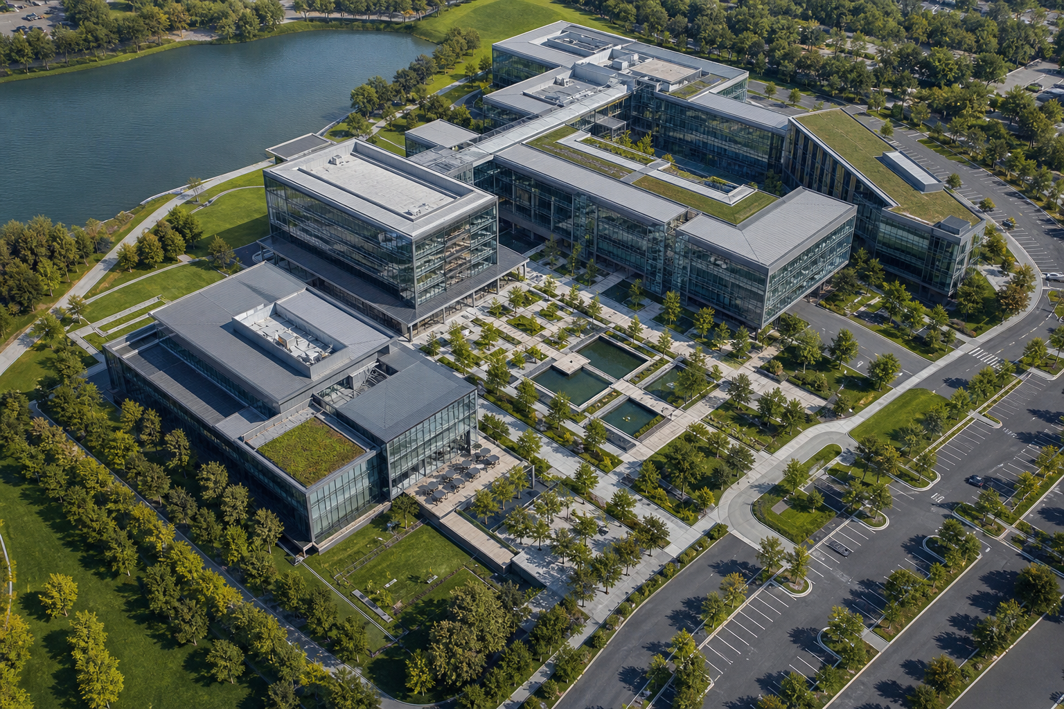 Corporate campus and equity investment facility