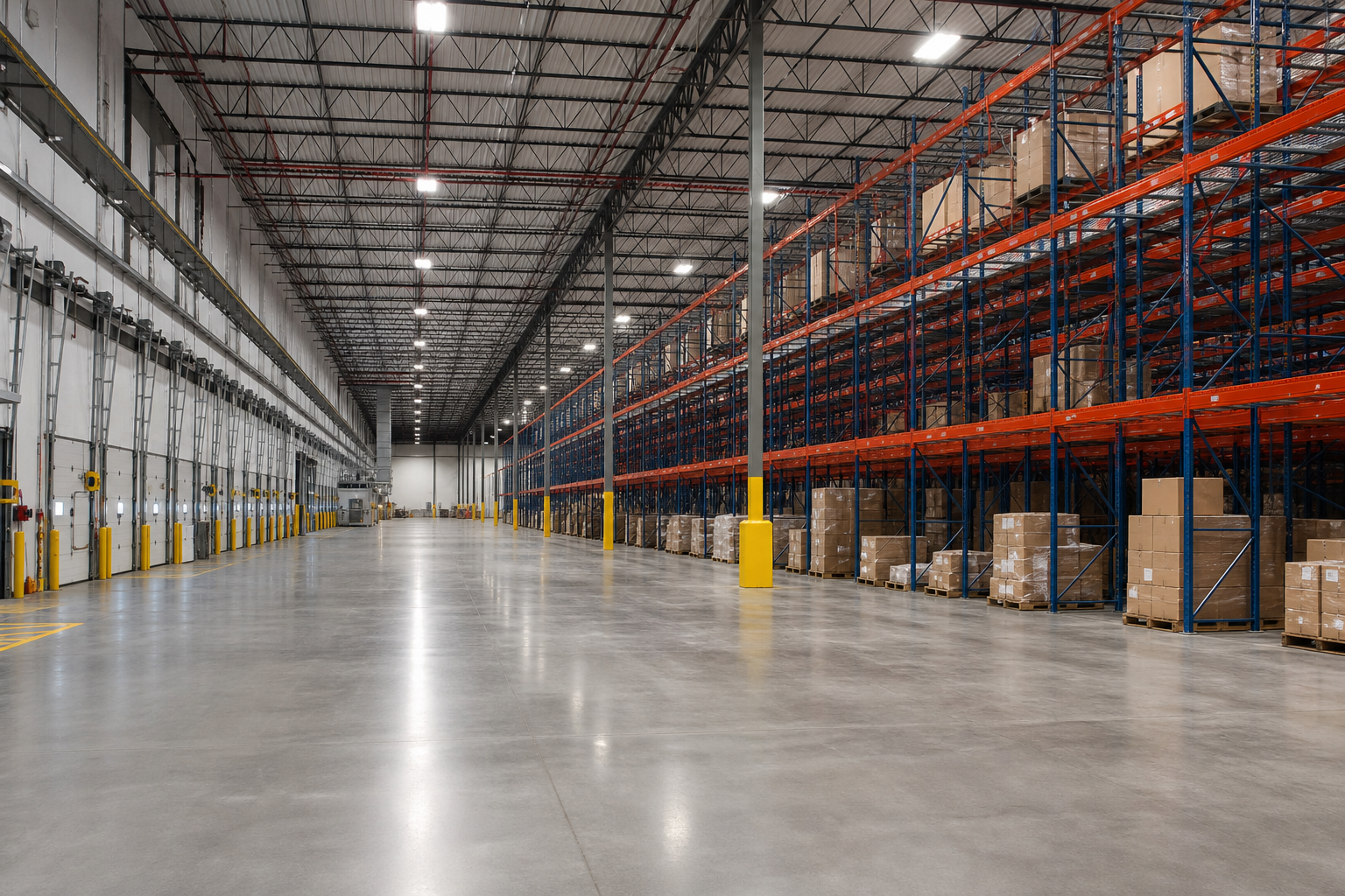 Industrial warehouse base project